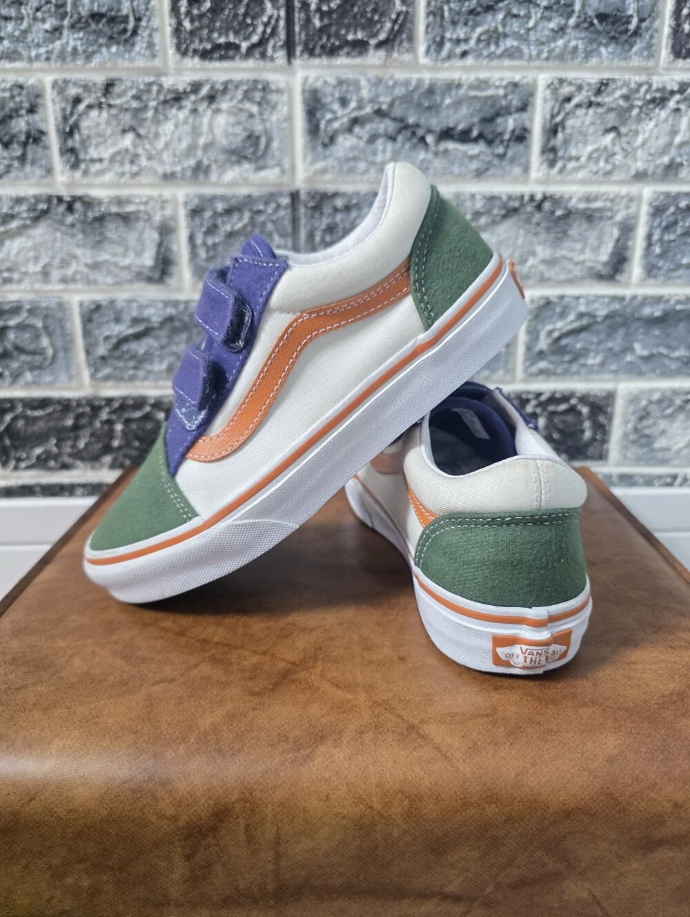 Vans Kids Multi-Color Sneakers Size 3.0